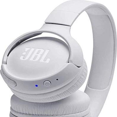 Fone de Ouvido JBL T500BT Supra Auricular Com Microfone e Bluetooth -  Branco | KaBuM!