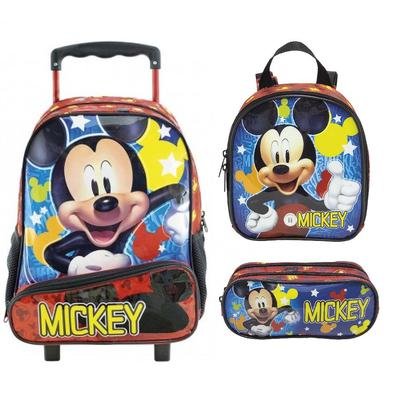 Bolso frontal transparenteRodinhas Nylon 420D e estampa SilkBolsos laterais com elástico e meshAlças acolchoadasLancheiras e estojo com certificação i