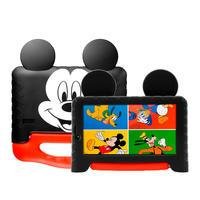 Divirta-se com o Tablet Mickey Mouse Plus Multilaser, o mais amado da turminha agora em suas mãos! Case exclusivo do Mickey, que possui acabamento emb