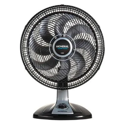 Ventilador De Mesa Mondial Turbo, 220V, 140W, Preto, 8 Pás, 3 Velocidades - Vtx40-8p