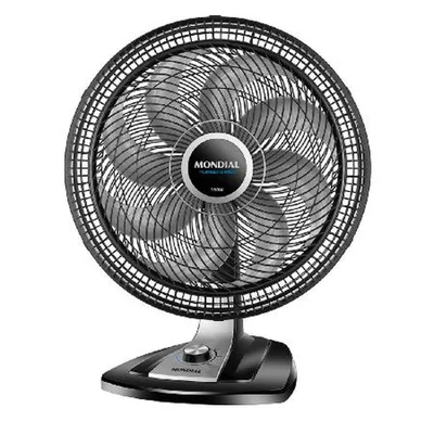 Ventilador Mesa Mondial Turbo, 50Cm, 8 Pás, 140W, 220V - Vtx-50-8P Pt