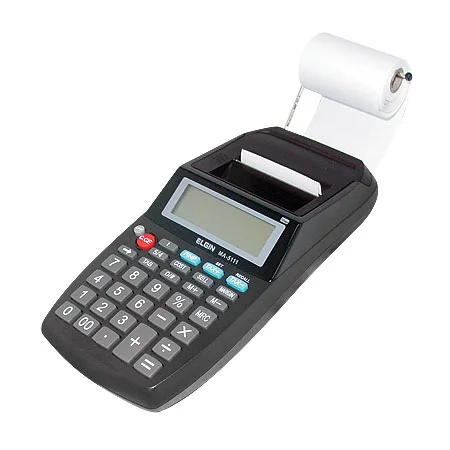 Calculadora Compacta Com Bobina Elgin Ma-5111, 12 Dígitos, Preto - 42MA51110000