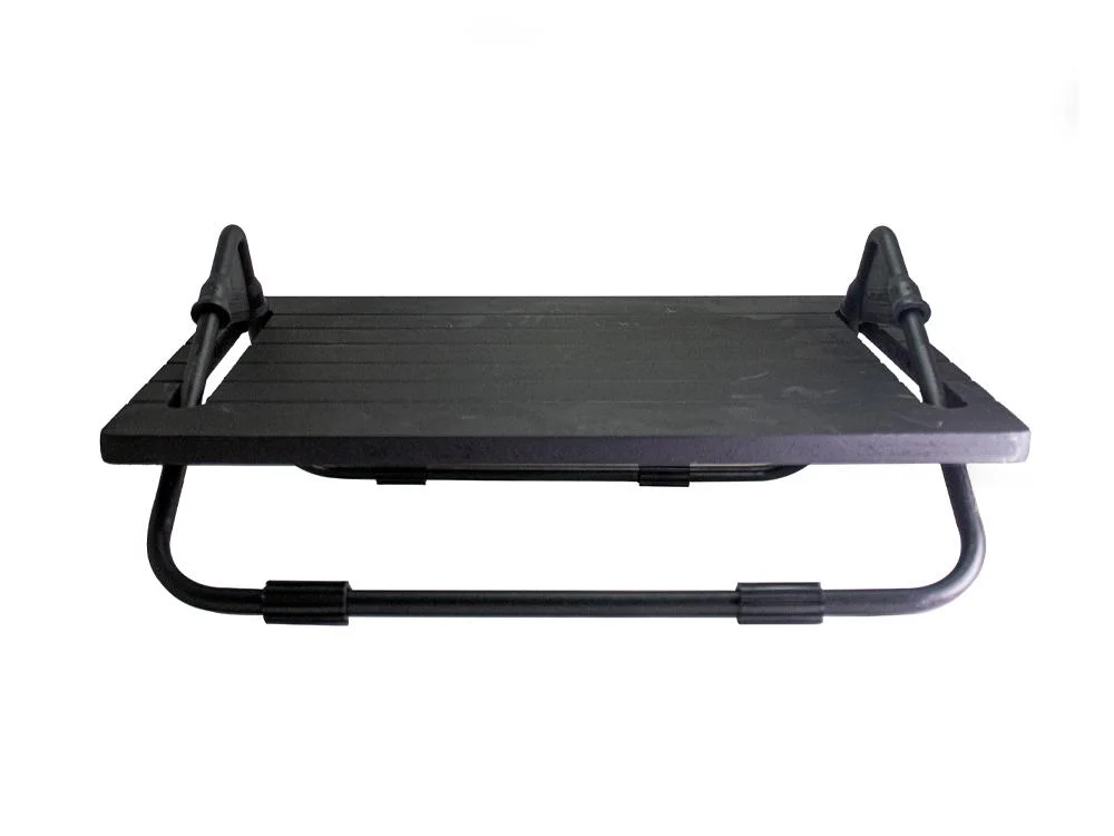 Imagem 4 de 5 do produto Suporte Ergonômico Apoio para Pés, até 15kg, Estrutura tubular, Multivisão, APOIO-MDF - APOIO-PR.