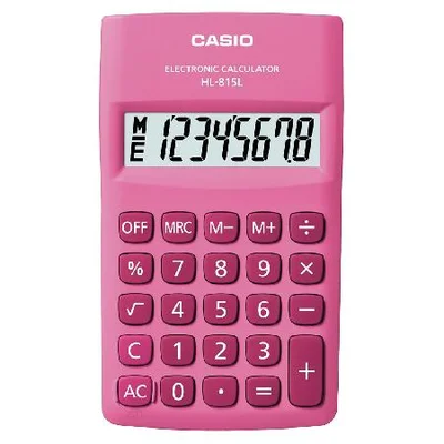 Calculadora De Bolso 8 Dígitos Hl-815L-Pk-S Rosa