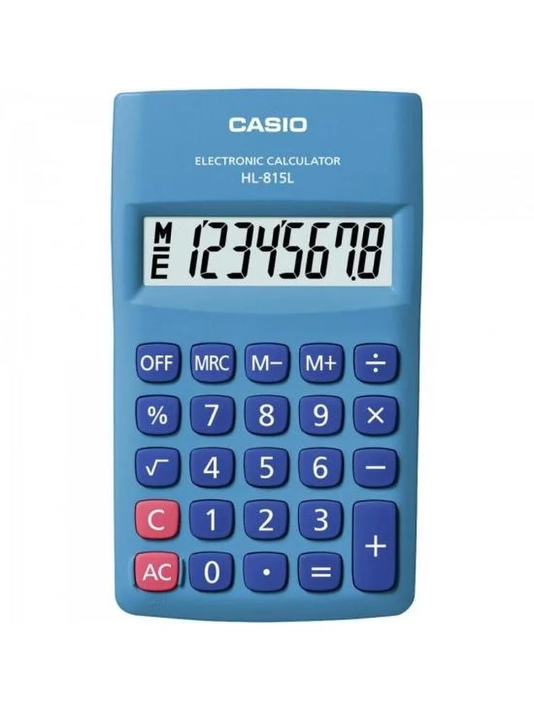 Calculadora De Bolso 8 Dígitos Hl-815L-Bu-S Azul Calculadora De Bolso 8 Dígitos Hl-815L-Bu-S Azul