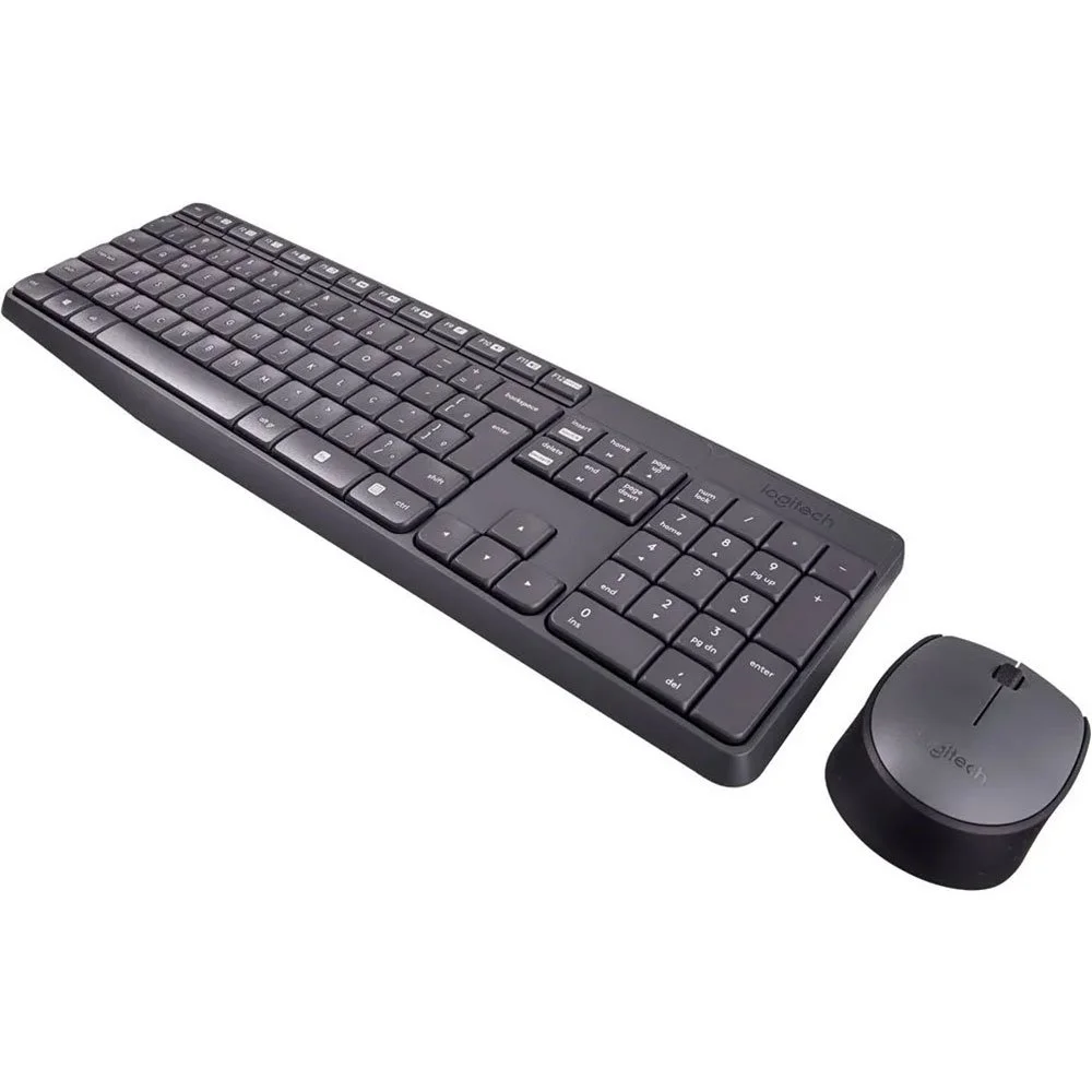 Mk235 Logitech Mouse Y Teclado Gamer Combo Teclado E Mouse