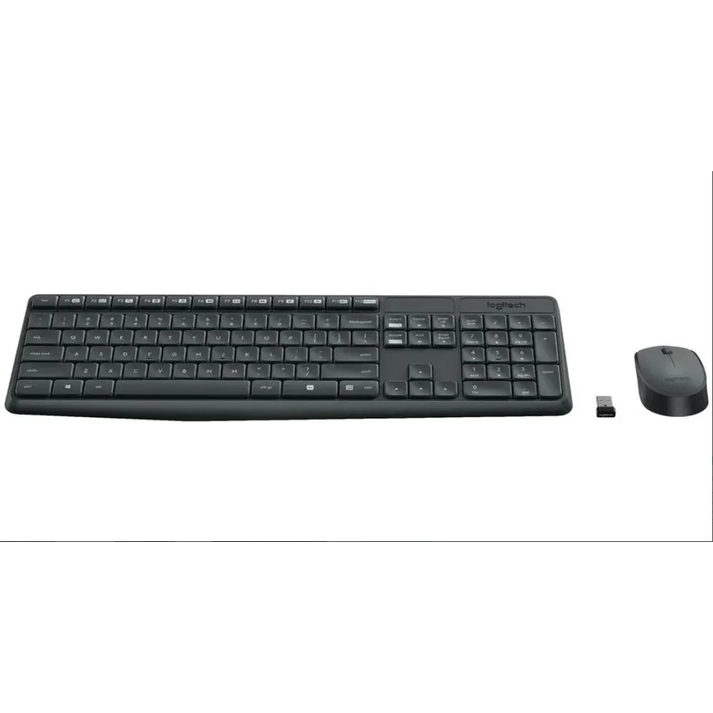 Imagem 3 de 5 do produto Combo Teclado E Mouse Logitech Mk235, S/ Fio - 920-007903