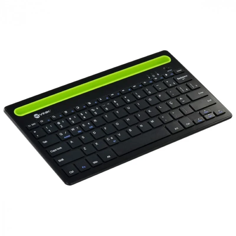 Imagem 2 de 4 do produto Teclado Vinik Bluetooth, ABNT, para Tablet e Smartphone, Preto - Dt200
