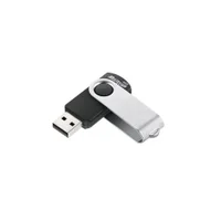 Pen Drive MultiLaser 16Gb Twist2 PretoPrata KaBuM