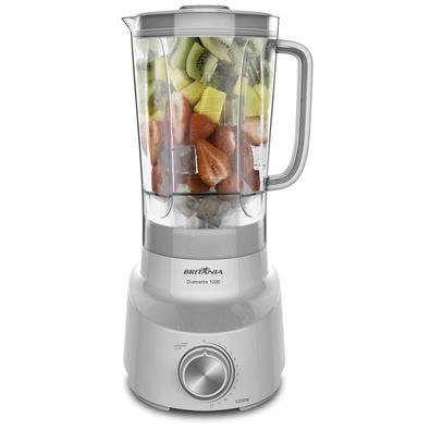 Liquidificador Britânia Diamante 1200W, além de muito potente tem 12 velocidades + Função Pulsar, Ice e Autolimpeza. Seu copo tem capacidade total par