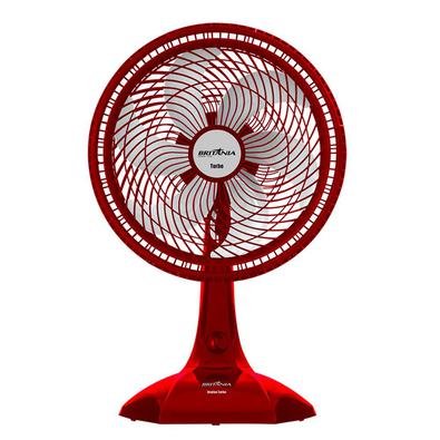 ? Com o Ventilador Britânia B30 Turbo Vermelho 55W qualquer ambiente fica fresco e agradável!? São três diferentes velocidades, todas elas para gara