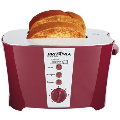? Com a Torradeira Britânia Tosta Pane Vermelha 800W não vão faltar torradas gostosas em suas refeições diárias,? Ela é multifunções: Reaquece pães