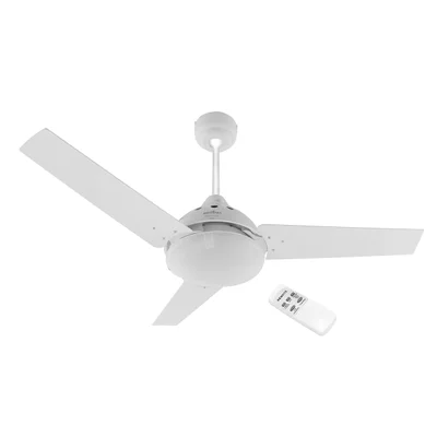 Ventilador de Teto Britânia Cancun, 3 Vel, 126W, Controle Remoto, 127V, Branco - BVT02B