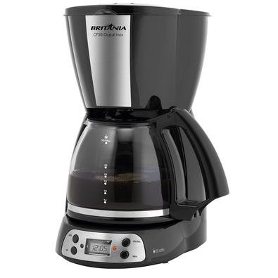 • Sabe aquele cheirinho delicioso de café no ar ao acordar? Com a Cafeteira Britânia CP38 Digital Inox você pode ter isso e muito mais!• Conta com f