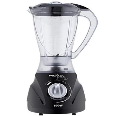 • O Liquidificador Diamante Black 600W é eficiente, prático e funcional!• Possui 4 velocidades + função pulsar, variação de velocidades para diferen