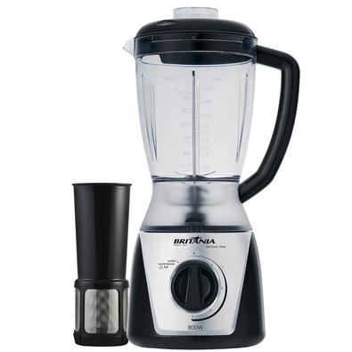 Com o Liquidificador Britânia Eletronic Filter 800W é possível fazer diversos sucos, vitaminas, cremes saborosos e com rapidez! Possui alta potência 8