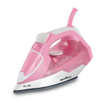 • O Ferro a Vapor Britânia FB1100R Rosa vai te ajudar passar suas roupas com todo o zelo e eficiência que você merece!• Possui vapor extra que garan