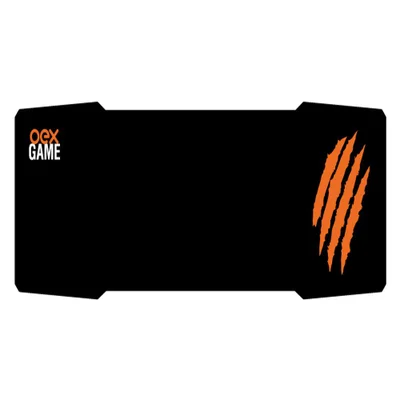 Mouse Pad Gamer Oex Hawk Speed, Grande, 90CmX30Cm, Preto E Laranja -  Mp308