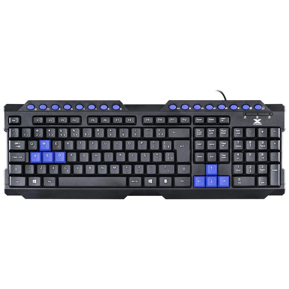 Teclado Gamer Dragon V2 Azul GT102 KaBuM