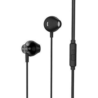 O Fone de Ouvido Philips Intra-Auricular TAUE101BK/00 5mW Preto com Microfone possuireforço dinâmico de graves. Este fone de ouvido intra-auricular le