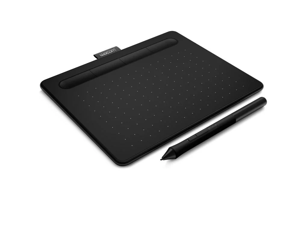Imagem 3 de 5 do produto Mesa Digitalizadora Wacom Intuos, Com Pen Tray, 152 x 95mm, Wacom Pen 4K, 2540 LPI, USB, Preta - CTL4100