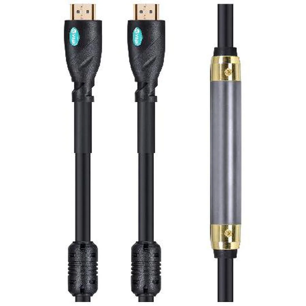 Imagem 2 de 3 do produto Cabo HDMI Vinik H20f-15 2.0 4K Ultra HD 3D Conexão Ethernet Com Filtro 15 Metros
