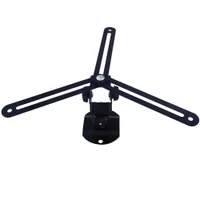 Suporte De Teto Universal Preto Para Projetor Sbrp757