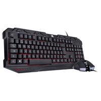 Teclado Gamer Vx Gaming Kraken + Mouse 2400 Dpi, Led 3 Cores, Cabo Usb 1.8 Metros - Vgc-02.