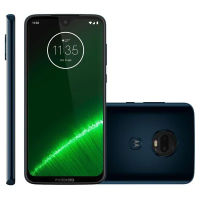 Smartphone Motorola Moto G7 Plus, 64GB, Tela 6.24", 4GB, 16MP+5MP, Índigo