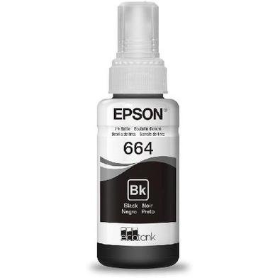 GARRAFA DE TINTA EPSON PRETO 70 ML - T664120-ALUm produto original, projetado para trabalhar em perfeita sintonia com as impressoras Epson!Característ