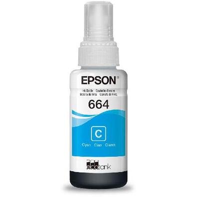 GARRAFA DE TINTA EPSON CIANO 70 ML - T664220-ALUm produto original, projetado para trabalhar em perfeita sintonia com as impressoras Epson!Característ