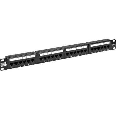 Patch Panel Sohoplus Cat 5E 24 Posições T568A/B Furukawa 35050401