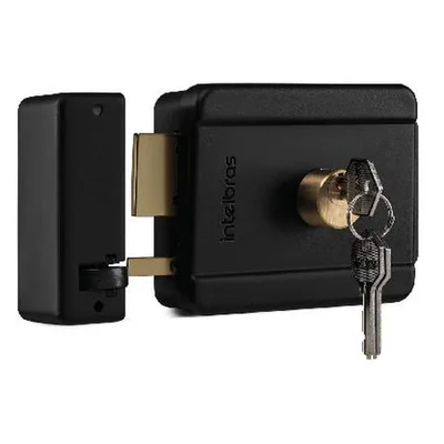 Fechadura Elétrica de Sobrepor Cilindro Fixo Fx 500 - Intelbras