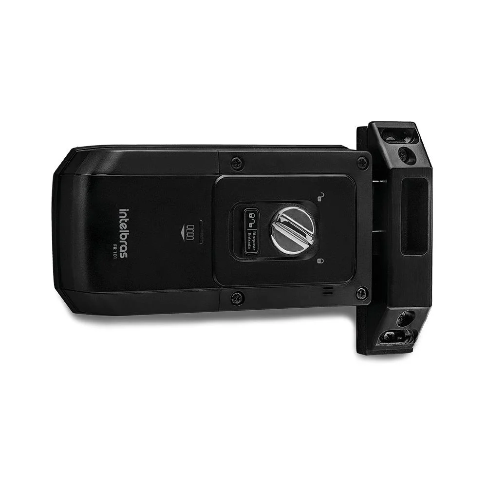 Imagem 2 de 3 do produto Fechadura Digital Intelbras Fr101, Tensão de alimentação 6 V, Tensão de alimentação de emergência: 9 V, Teclado Touch Screen, 4 Senhas