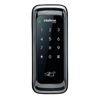 Fechadura Digital Intelbras Fr210, Touch Screen, Para Porta De Correr, Preta