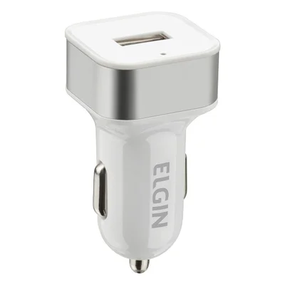 Carregador USB Automotivo, Elgin, 46RCV1USB000 - Branco