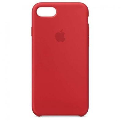 Capa p/ iPhone 7 e 8 Apple MQGP2ZM/A Silicone Vermelho | KaBuM!