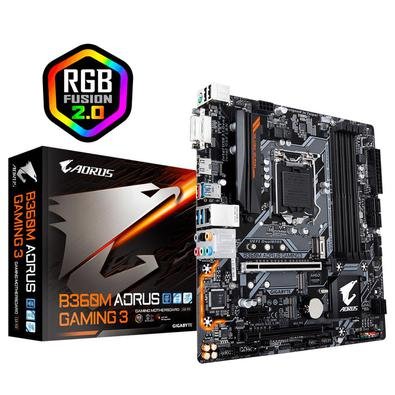 Placa Mãe Gigabyte B360M Aorus Gaming 3 Intel 8º/9º Geração LGA1151 DDR4..