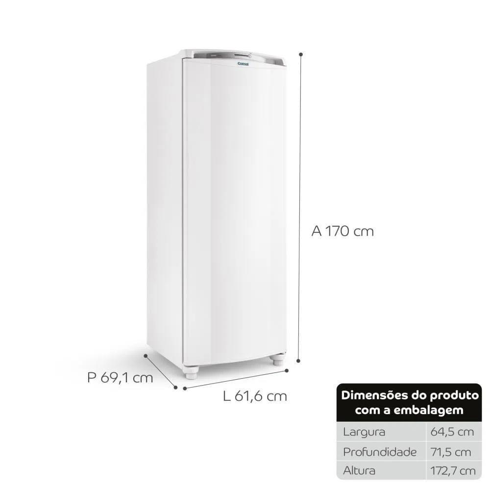 Geladeira Consul Domest 342l, Frost Free, 1 Porta, 220V, Branco - CRB39AB