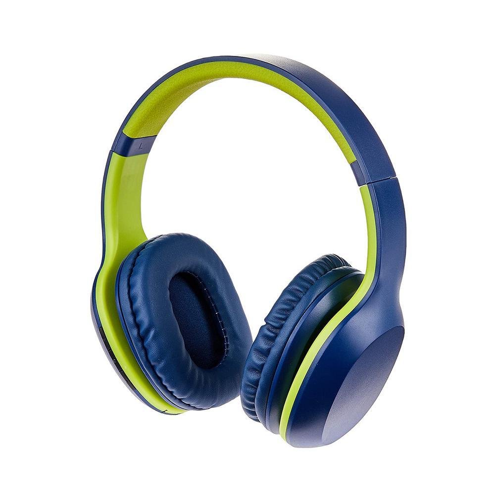 Fone de Ouvido Xtrax Bluetooth Groove BT Azul/Verde | KaBuM!