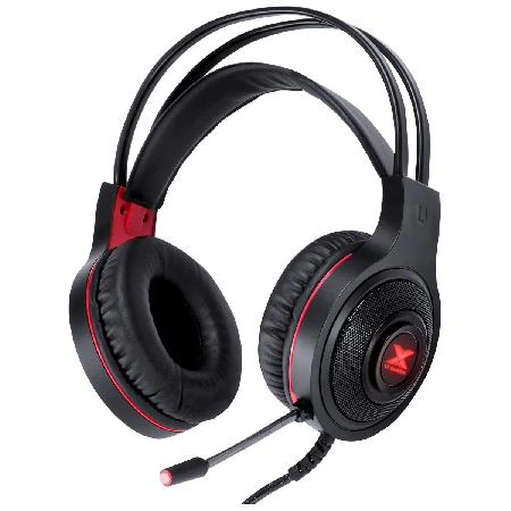Headset Gamer Vinik VX Gaming Lugh, LED Vermelho, 50mm, USB, Preto e Vermelho - Gh300 Headset Gamer Vinik VX Gaming Lugh, LED Vermelho, 50mm, USB, Preto e Vermelho - Gh300