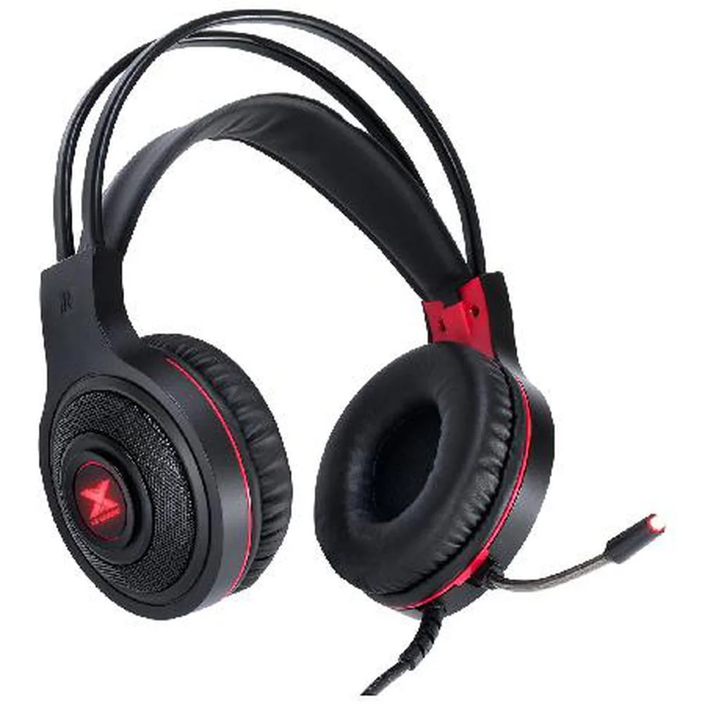 Headset Gamer Vinik VX Gaming Lugh, LED Vermelho, 50mm, USB, Preto e Vermelho - Gh300 Headset Gamer Vinik VX Gaming Lugh, LED Vermelho, 50mm, USB, Preto e Vermelho - Gh300