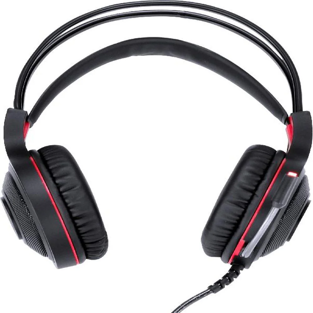 Headset Gamer Vinik VX Gaming Lugh, LED Vermelho, 50mm, USB, Preto e Vermelho - Gh300 Headset Gamer Vinik VX Gaming Lugh, LED Vermelho, 50mm, USB, Preto e Vermelho - Gh300