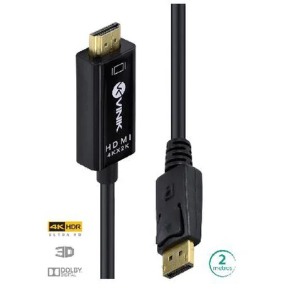 Cabo Displayport Vinik 1.3 Para HDMI 2.0 4K 30Hz Ultra HD 2 Metros H20dp13-2