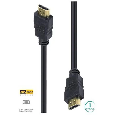 Cabo Hdmi 2.0 4K Ultra Hd 3D Conexão Ethernet 1 Metro - H20-1
