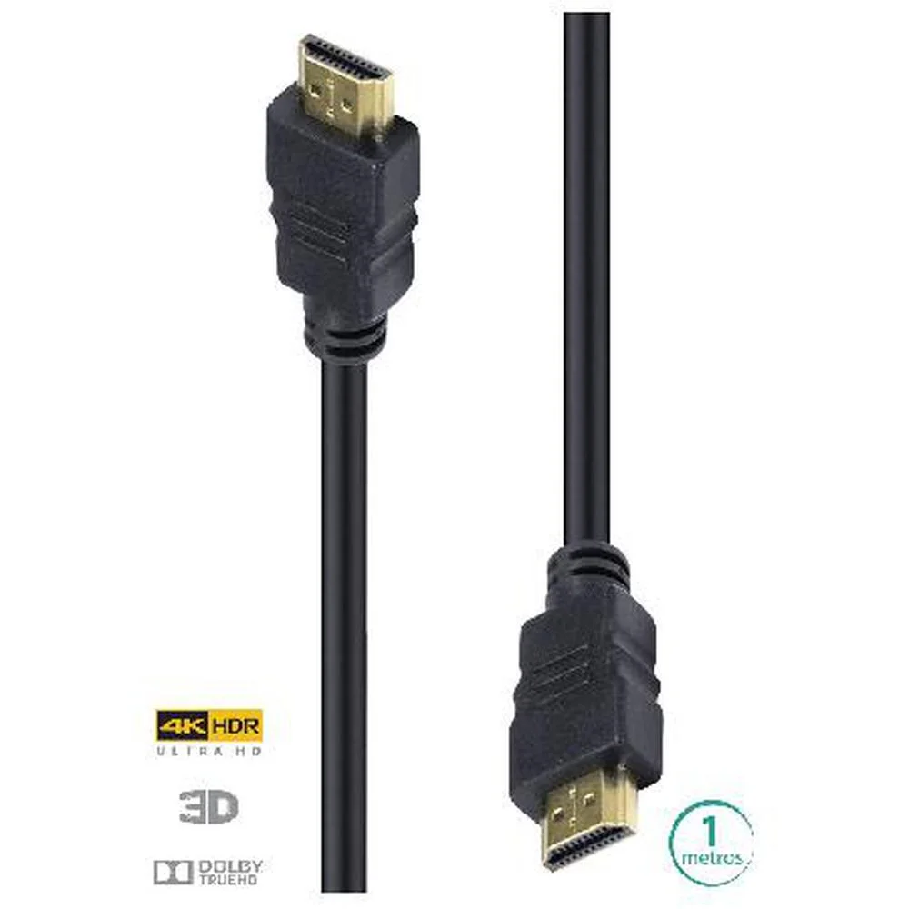 Cabo Hdmi 2.0 4K Ultra Hd 3D Conexão Ethernet 1 Metro - H20-1
