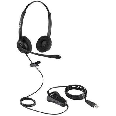 Plug &, PlayÉ só plugar no computador e pronto! O headset é compatível com Windows® , Mac® , Linux® Skype for Business, e demais softwares utilizados