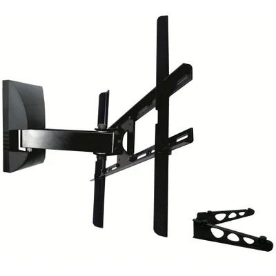 Suporte Brasfoot Sbrp430, Para Tv De Lcd De 10 Polegadas A 70 Polegadas, Com Suporte Para Dvd Preto