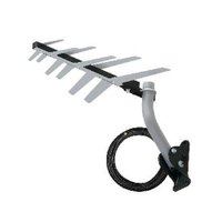 Antena Externa Digital Aquario, Para Tv 2 Em 1 Hdtv/Uhf, Com Mastro E Cabo 10 Metros - Dtv-1500