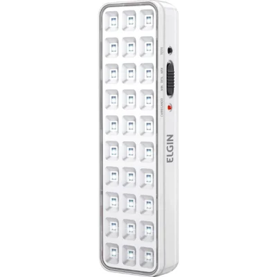Luminária De Emergência Com 30 LED's, 2W, Elgin - Bivolt - 48LEM30L0000